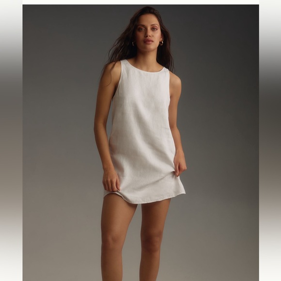 Reformation Dresses & Skirts - Reformation Jessi White Linen Shift Dress
